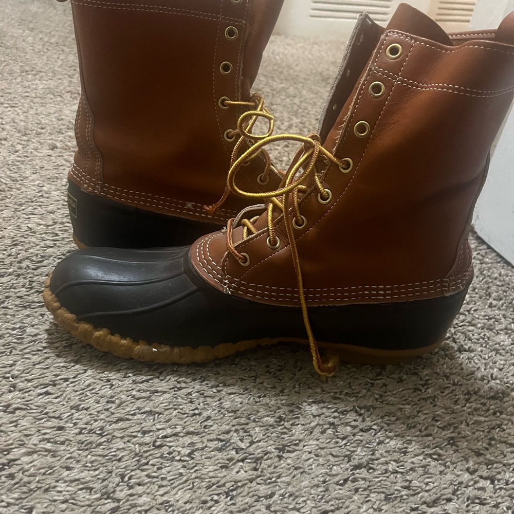 Brown and Black L.L Bean boots